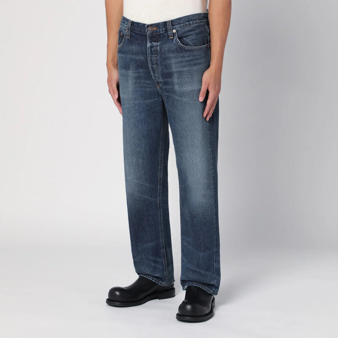 AGOLDE - Blue washed jeans in regenerated denim