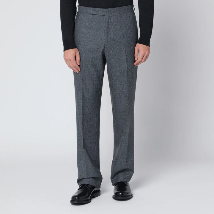 Lardini - Grey wool trousers