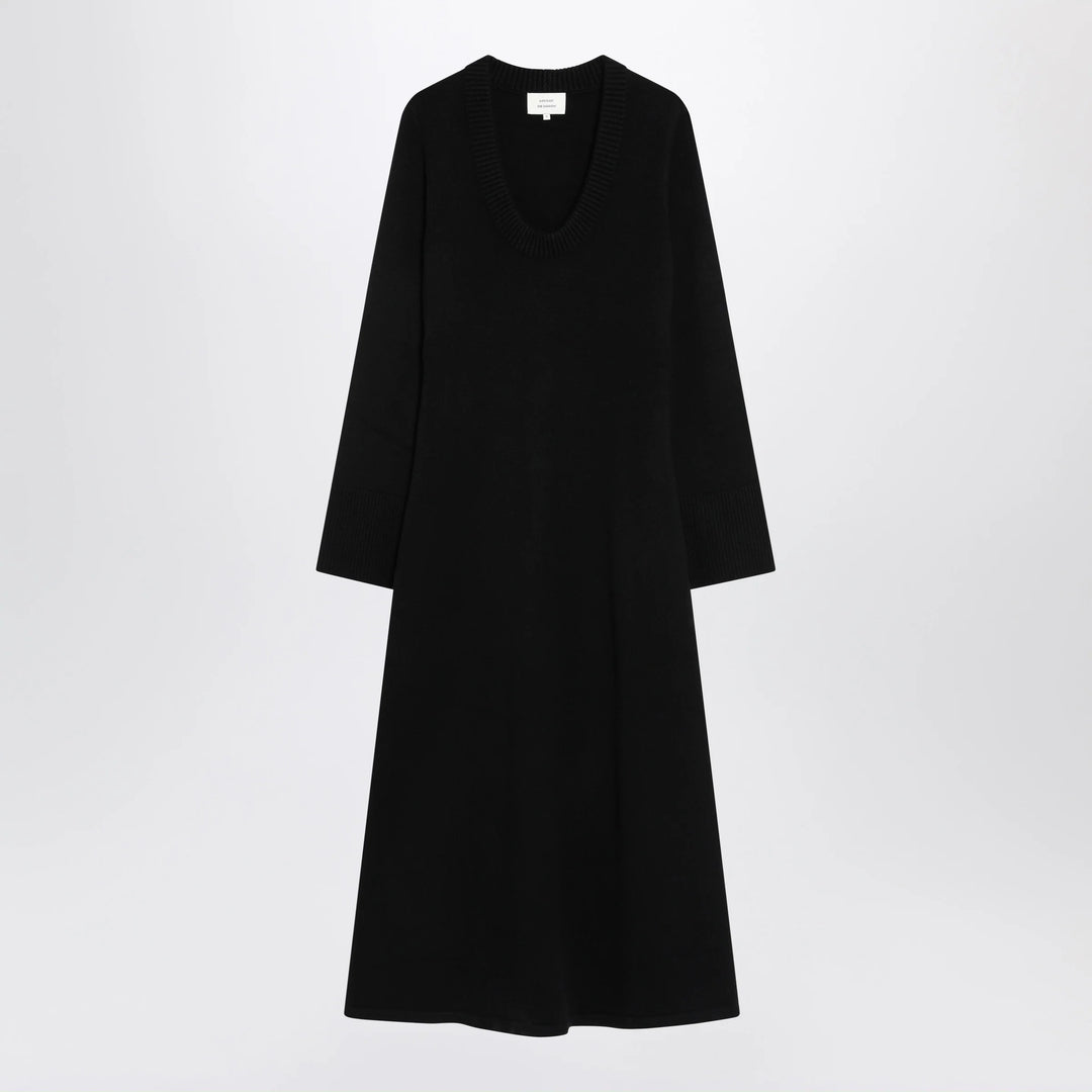 LouLou De Saison - Long black Ari knit dress