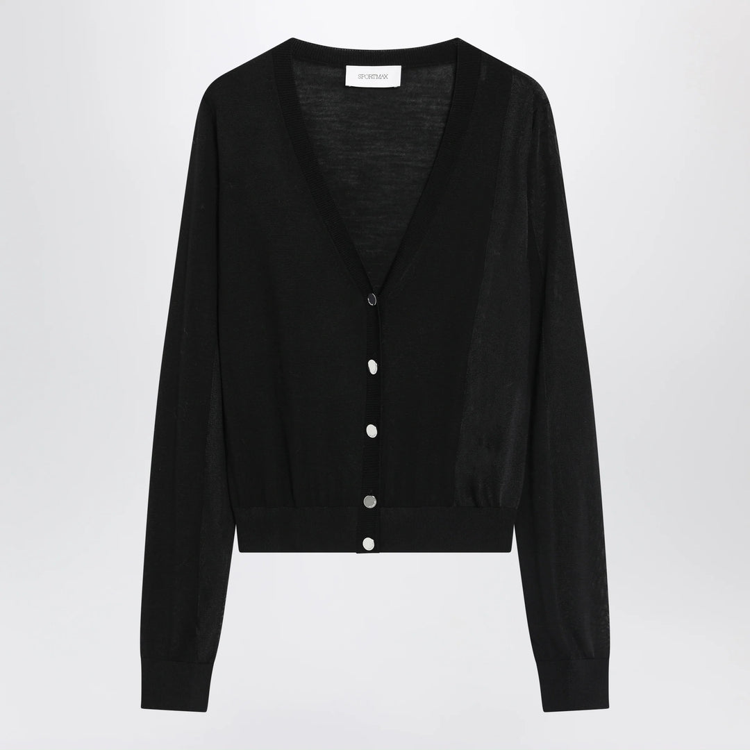 Sportmax - Black wool cardigan