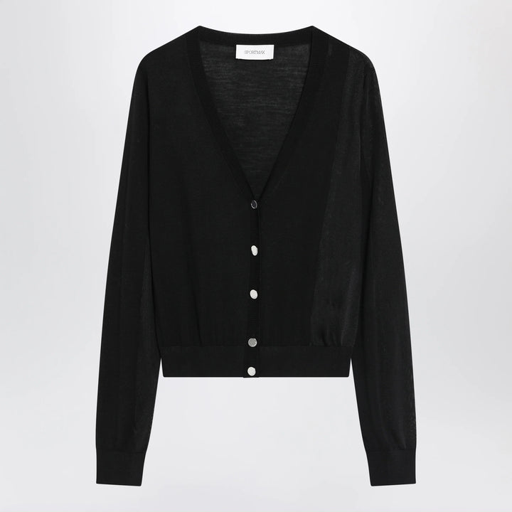 Sportmax - Black wool cardigan