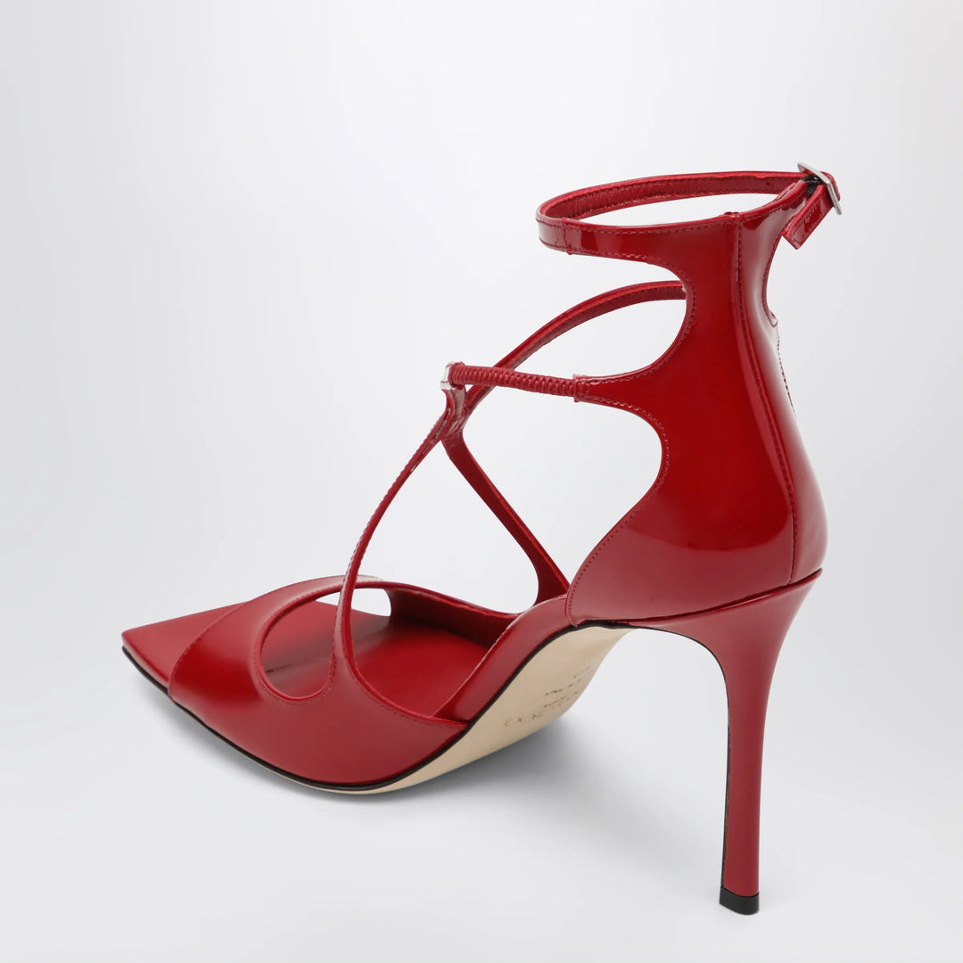 Jimmy Choo - Azia sandals in red patent leather
