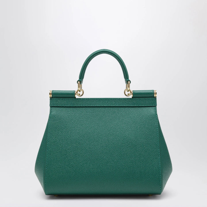 Dolce&amp;Gabbana - Medium Sicily top-handle bag in emerald green