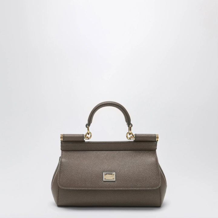 Dolce&amp;Gabbana - Small Sicily handbag in mud brown