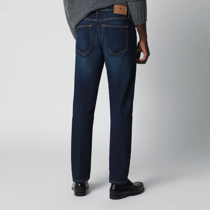 PT Torino Denim - Dark blue washed jeans