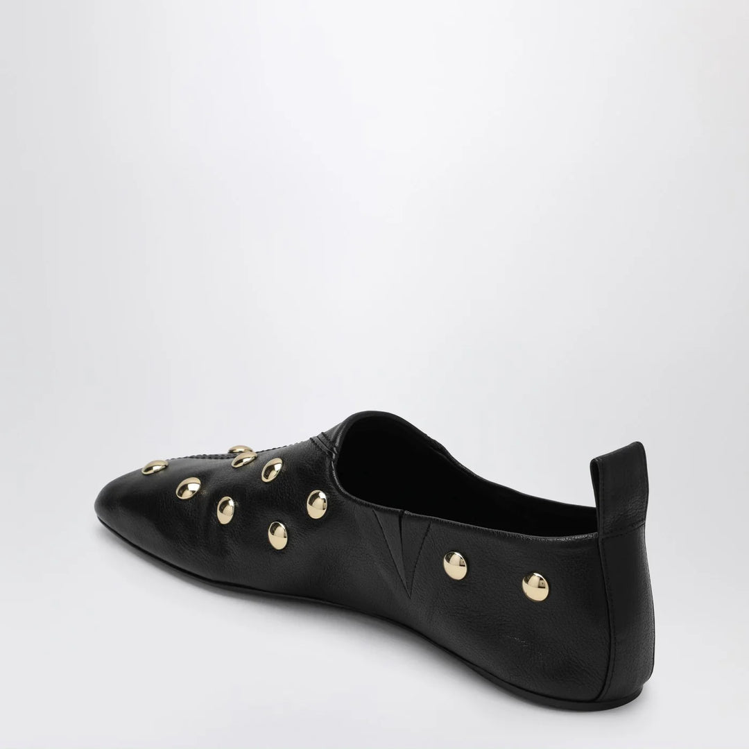 Chloé - Black Rita ballerinas in studded leather