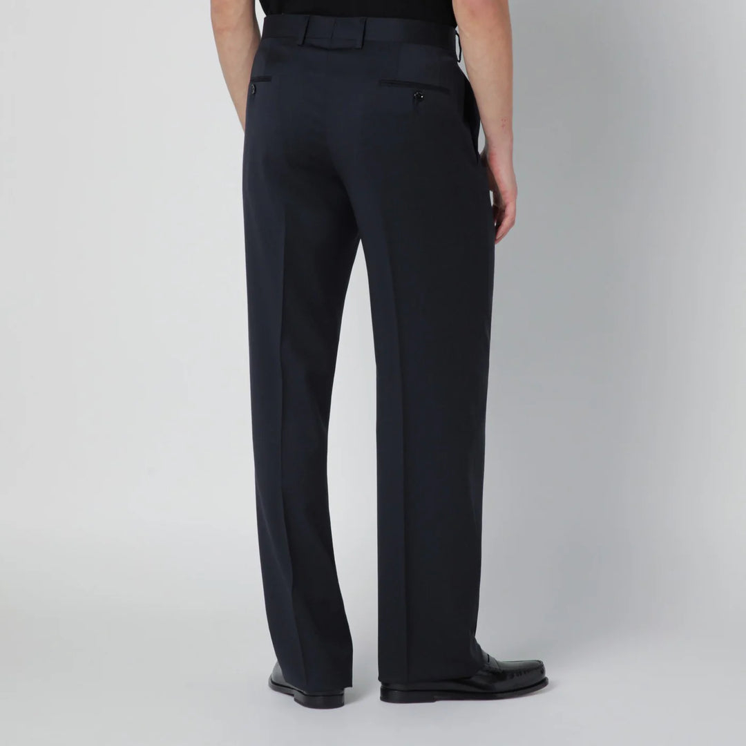Lardini - Blue wool trousers