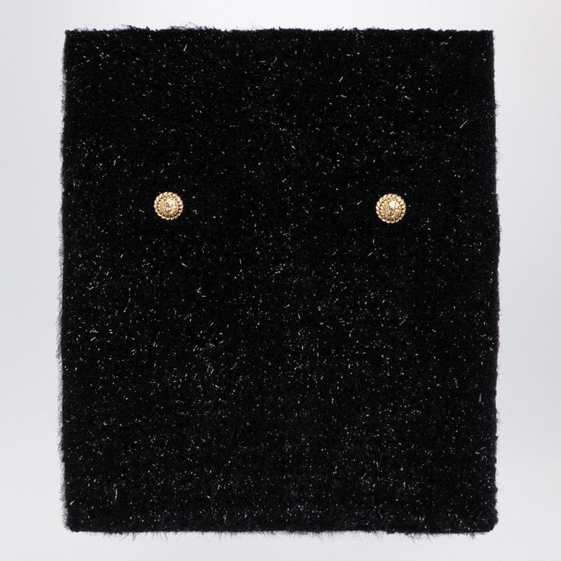 Skirts Balmain - Black tweed miniskirt with buttons - 38 FR Brand