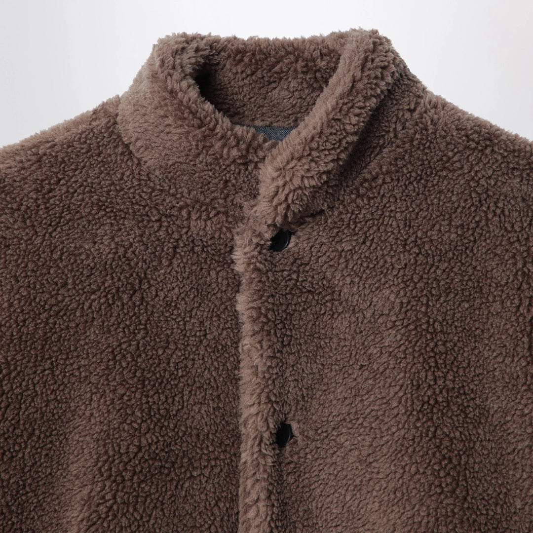 Douuod - Brown teddy-effect jacket