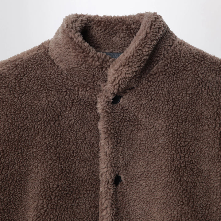 Douuod - Brown teddy-effect jacket