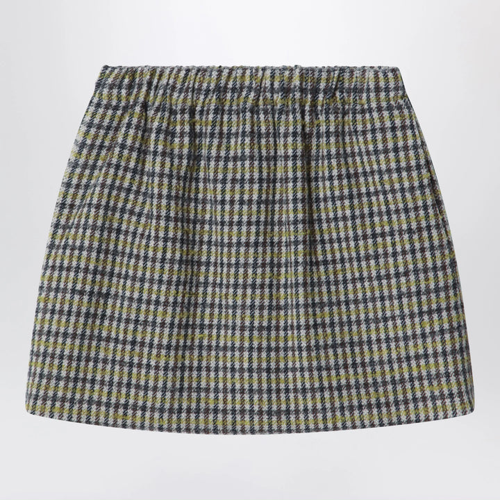 Douuod - Checked shirt in a wool blend
