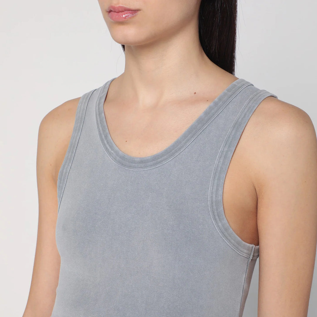 Entire Studios - Grey tank top in cotton