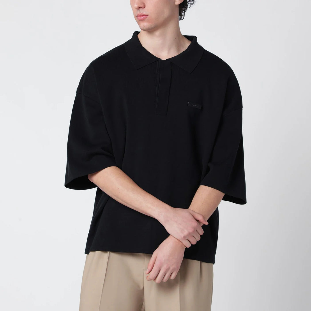 Entire Studios - Black long-sleeve polo