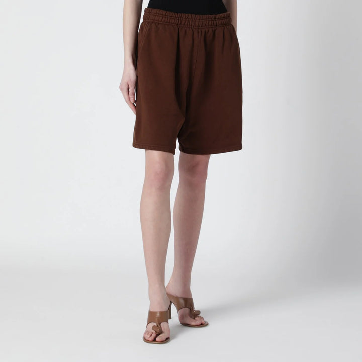 Entire Studios - Brown cotton jogging Shorts