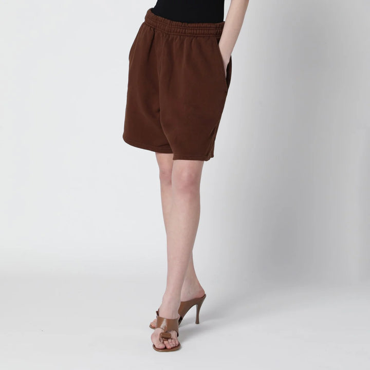 Entire Studios - Brown cotton jogging Shorts