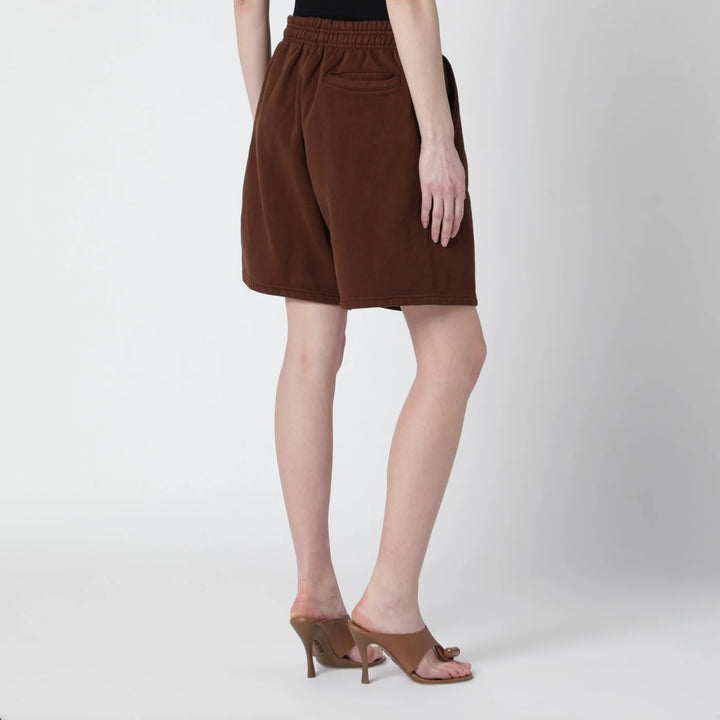 Entire Studios - Brown cotton jogging Shorts