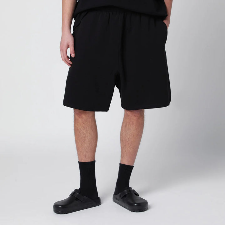 Entire Studios - Black cotton Scuba shorts