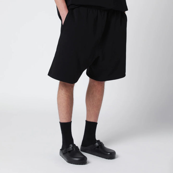 Entire Studios - Black cotton Scuba shorts