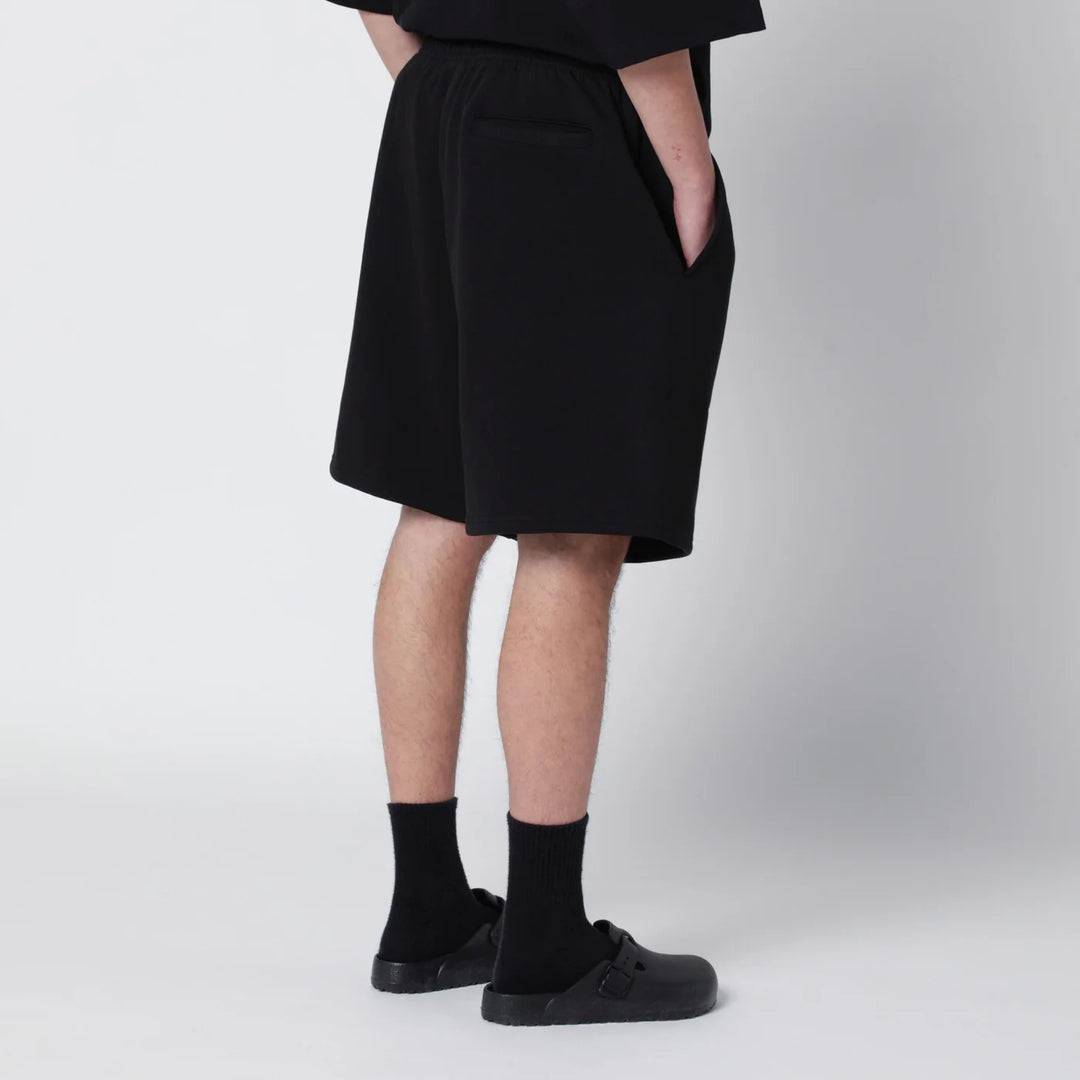 Entire Studios - Black cotton Scuba shorts