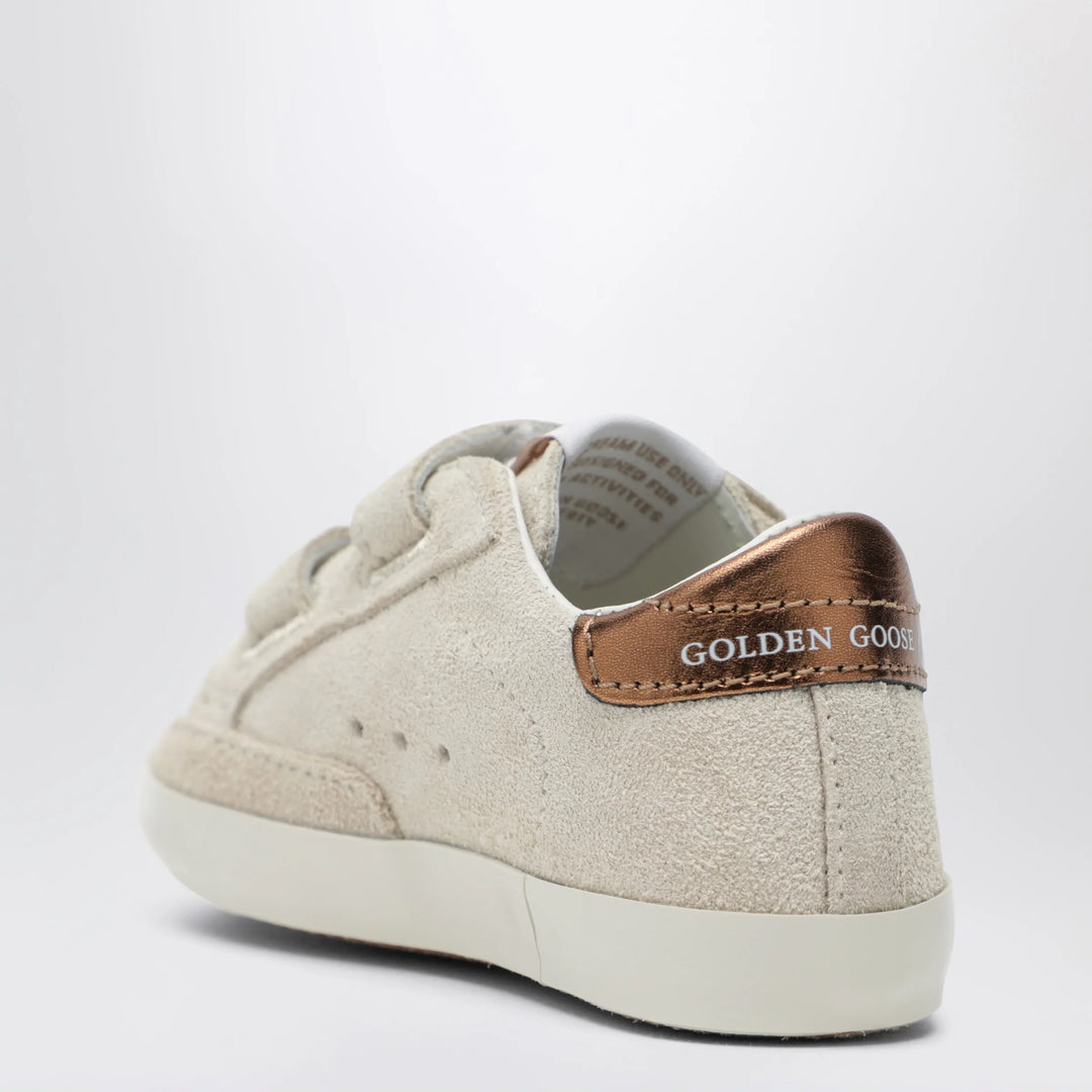 Golden Goose - Baby Old School sneakers in beige/copper