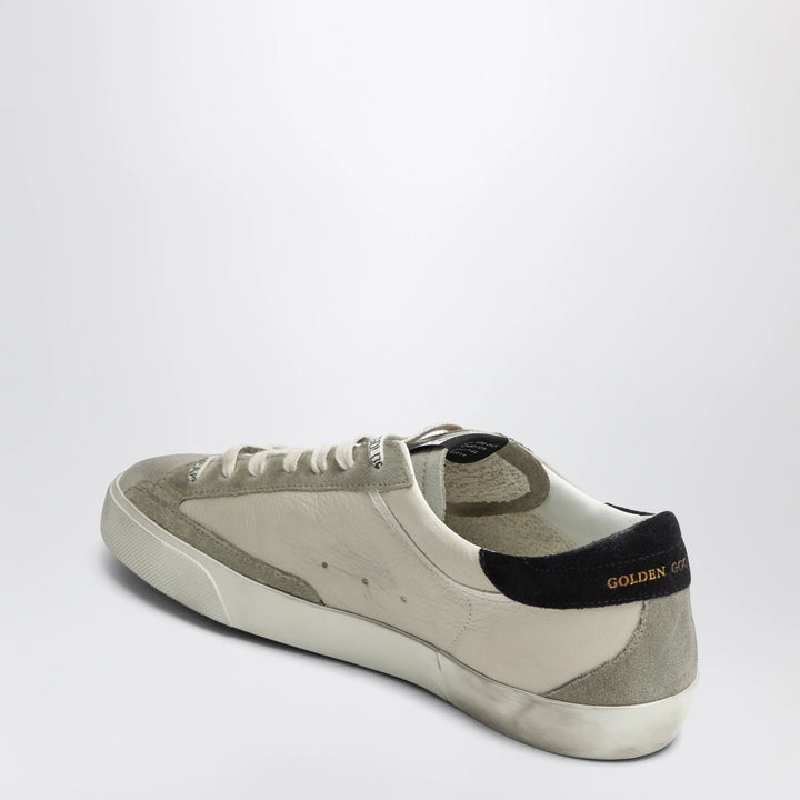Golden Goose - Super-Star sneakers in cream/olive green/blue