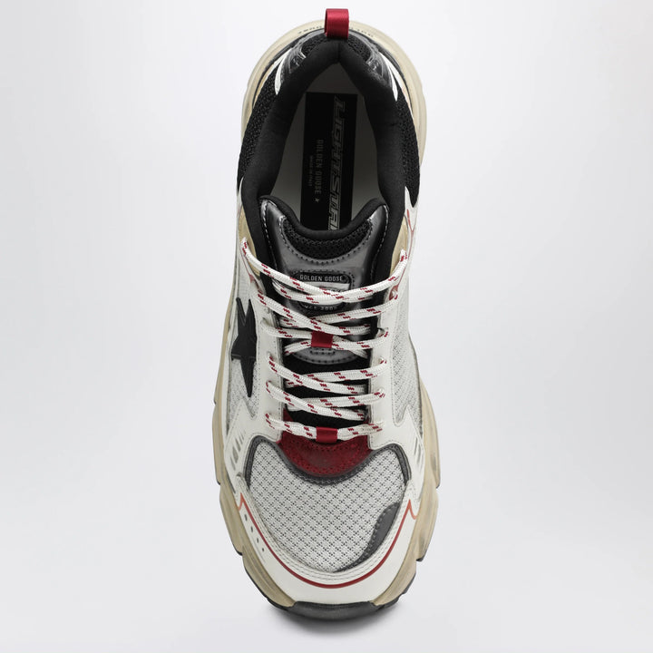 Golden Goose - Lightstar sneakers in white/grey/red