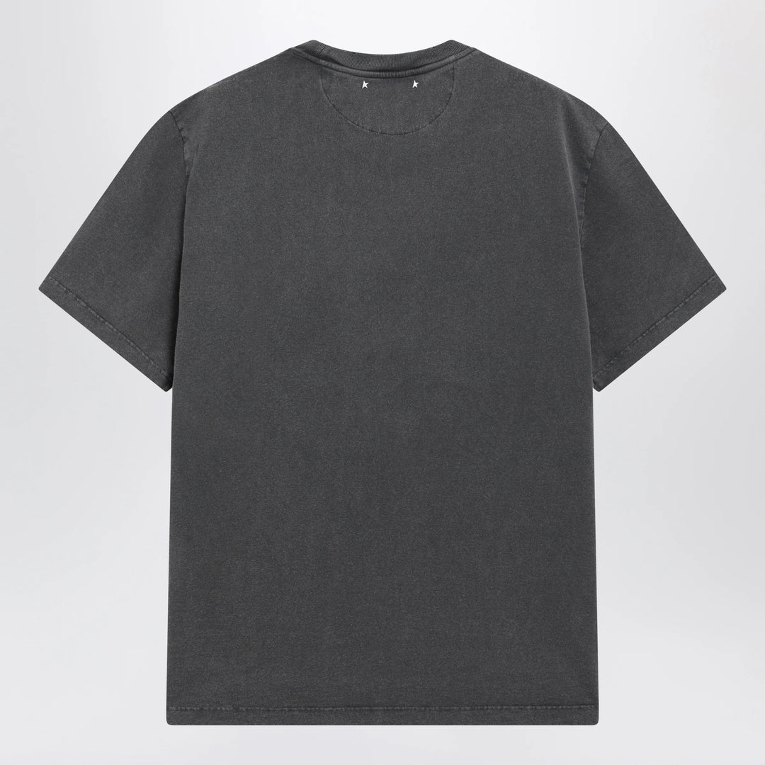 Golden Goose - Anthracite grey vintage-effect T-shirt