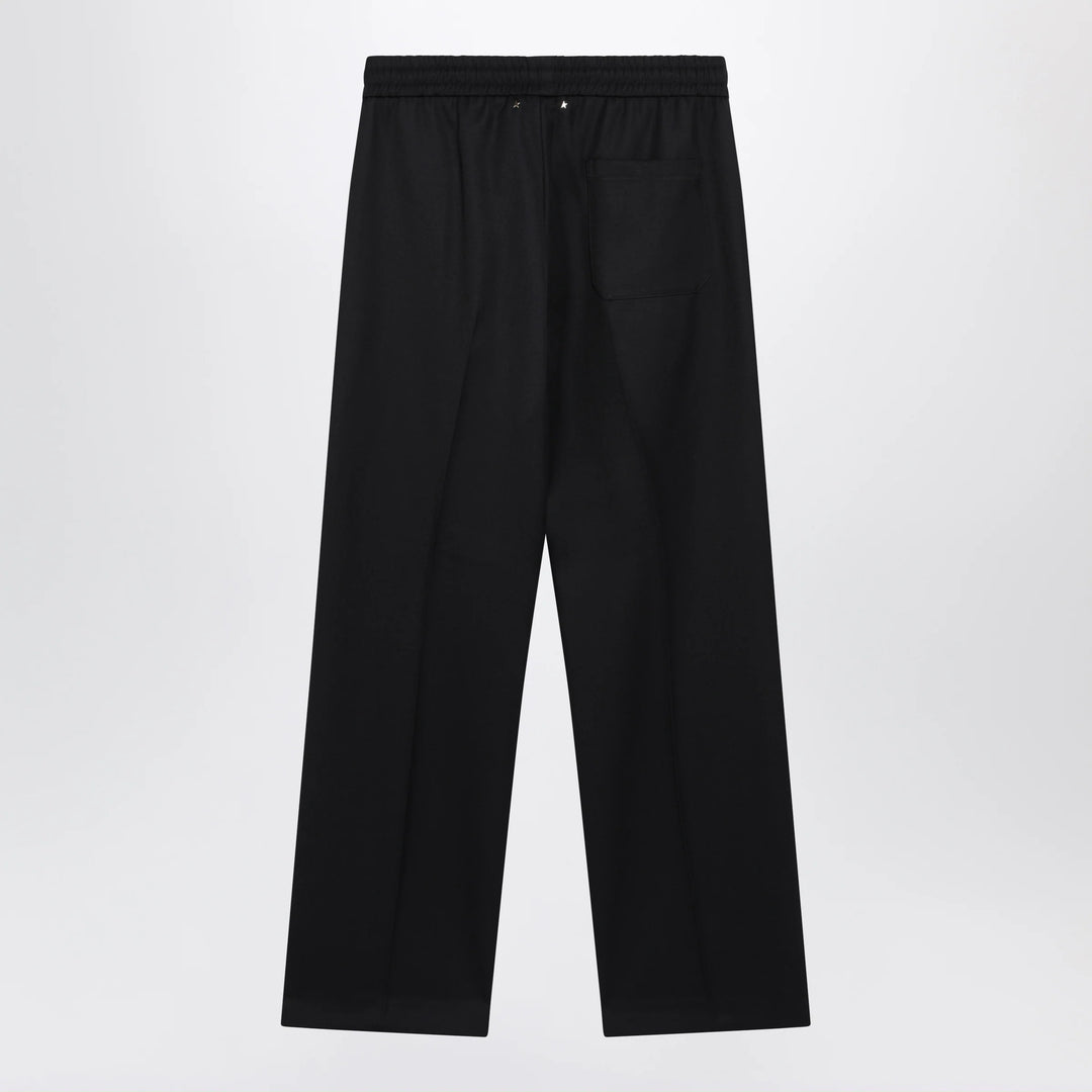 Golden Goose - Straight-leg trousers in cotton-wool blend, dark blue