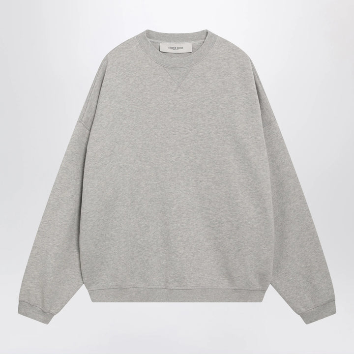 Golden Goose - Journey crewneck cotton sweatshirt in grey