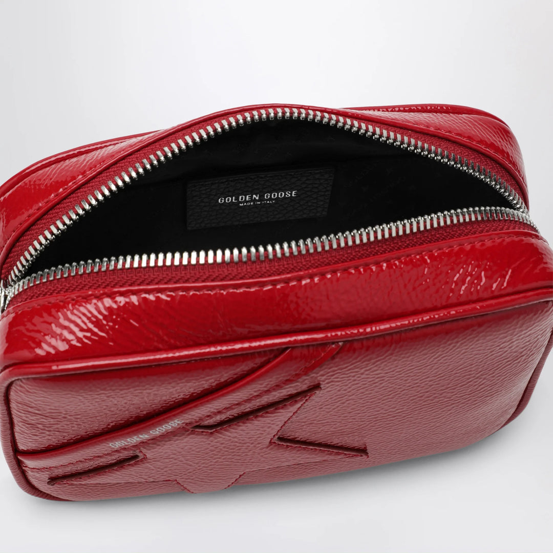 Golden Goose - Mini Star Bag in patent leather ruby red