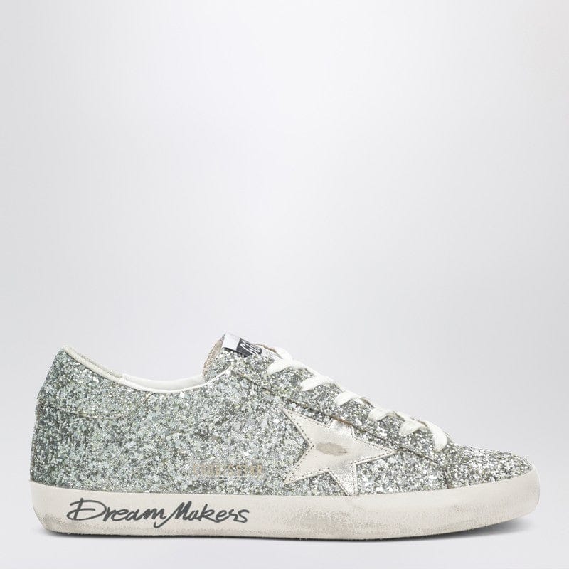 Shoes Golden Goose - Super-Star sneakers in silver glitter with degrade effect - 37 IT Brand