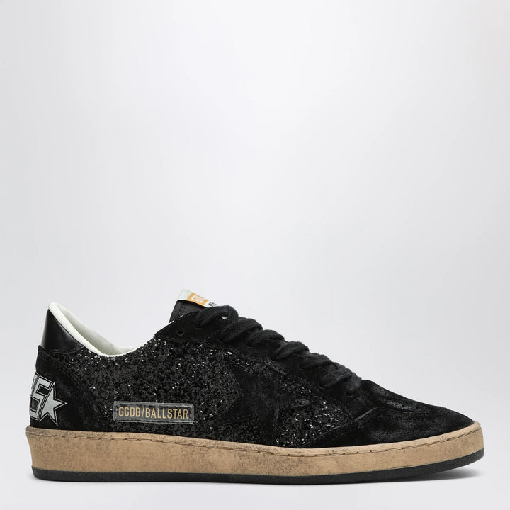 Golden Goose - Ball Star sneakers black in suede and glitter