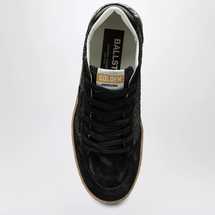 Golden Goose - Ball Star sneakers black in suede and glitter