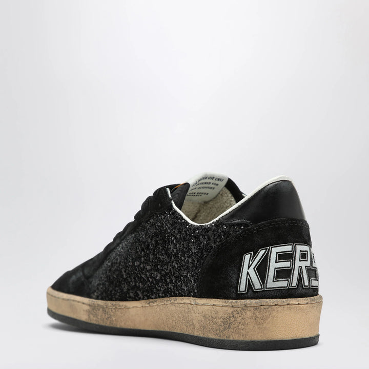 Golden Goose - Ball Star sneakers black in suede and glitter