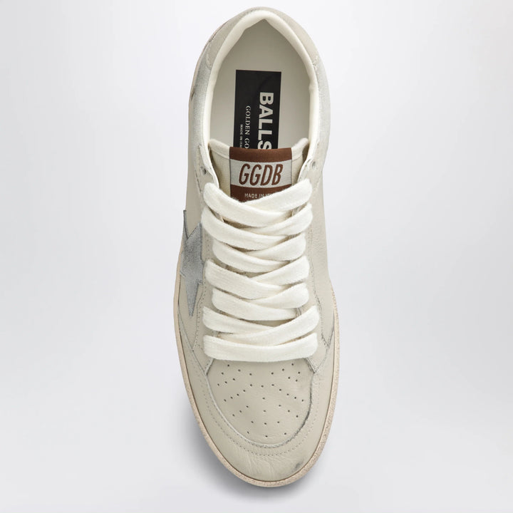 Golden Goose - Ball Star sneakers in cream/light grey