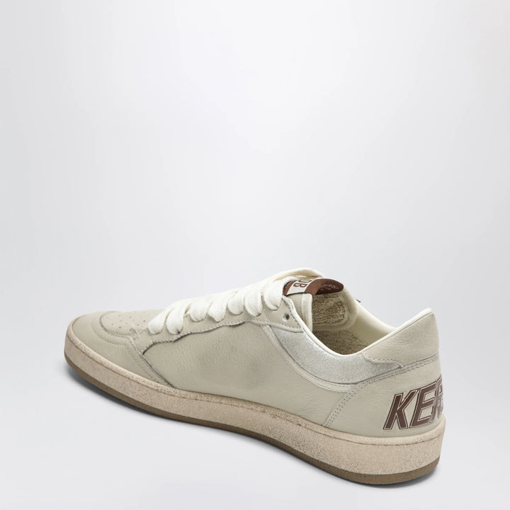 Golden Goose - Ball Star sneakers in cream/light grey