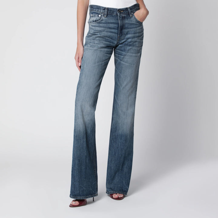 HAIKURE - Haikure Flora jeans in Blue Ryder denim