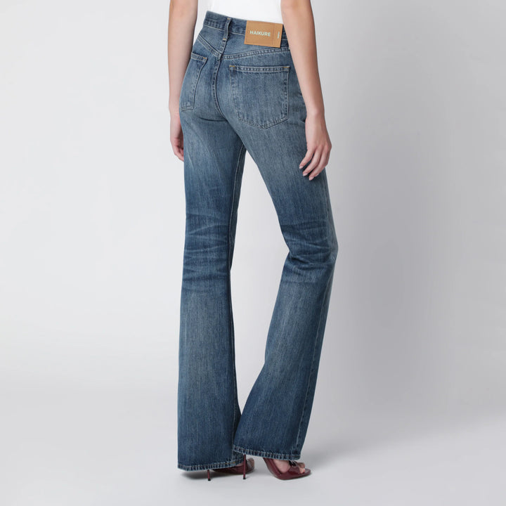 HAIKURE - Haikure Flora jeans in Blue Ryder denim