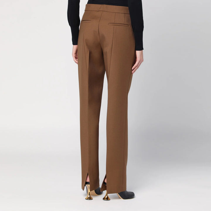 Jil Sander - Brown wool trousers