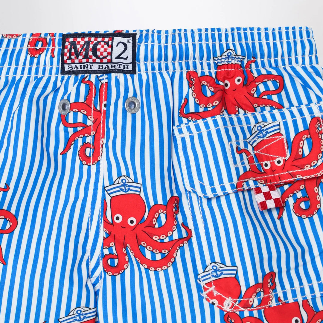 MC2 Saint Barth - Jean swimsuit with octopuses