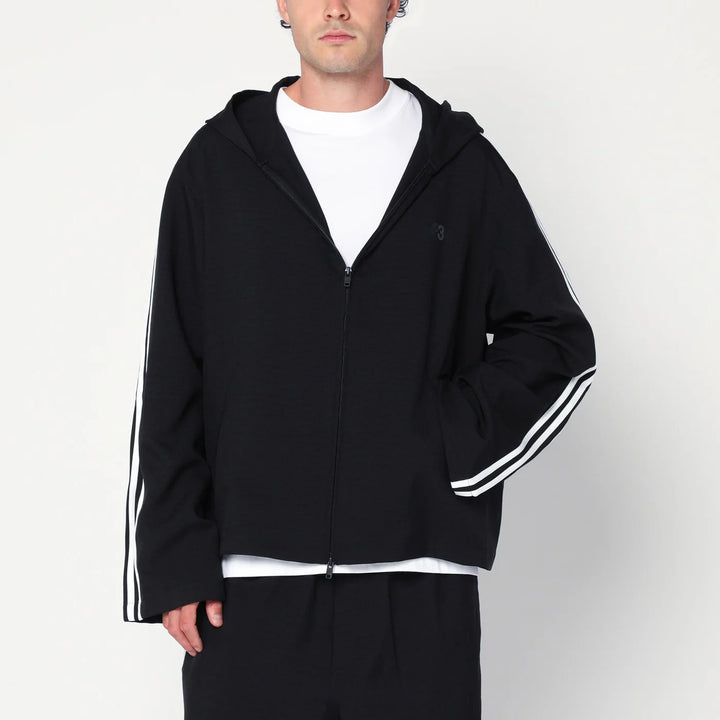 adidas Y-3 - 3-Stripes black zip/cardigan