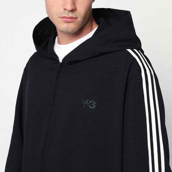 adidas Y-3 - 3-Stripes black zip/cardigan