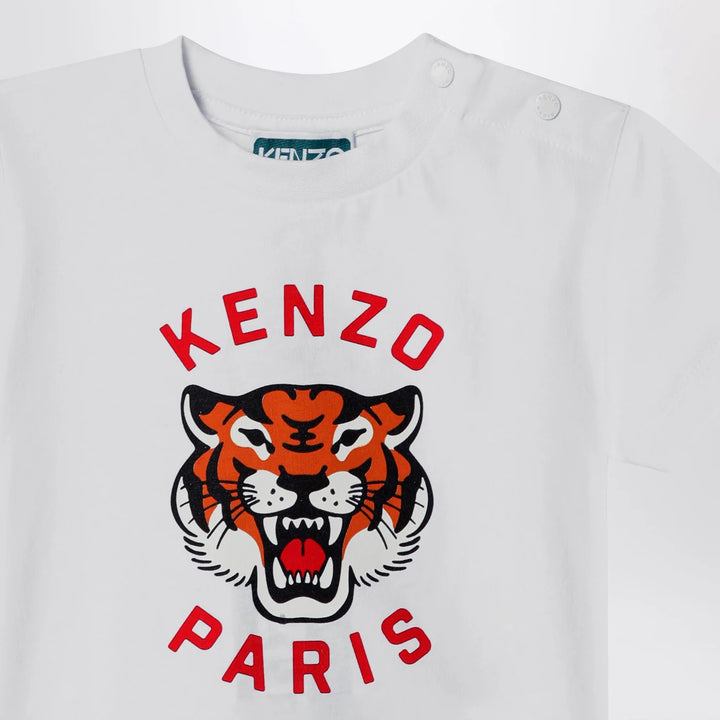 KENZO - White t-shirt with printed logo