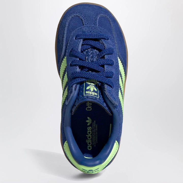 adidas Originals - Gazelle Indoor sneakers in Royal Blue / Green Spark / Gold Metallic