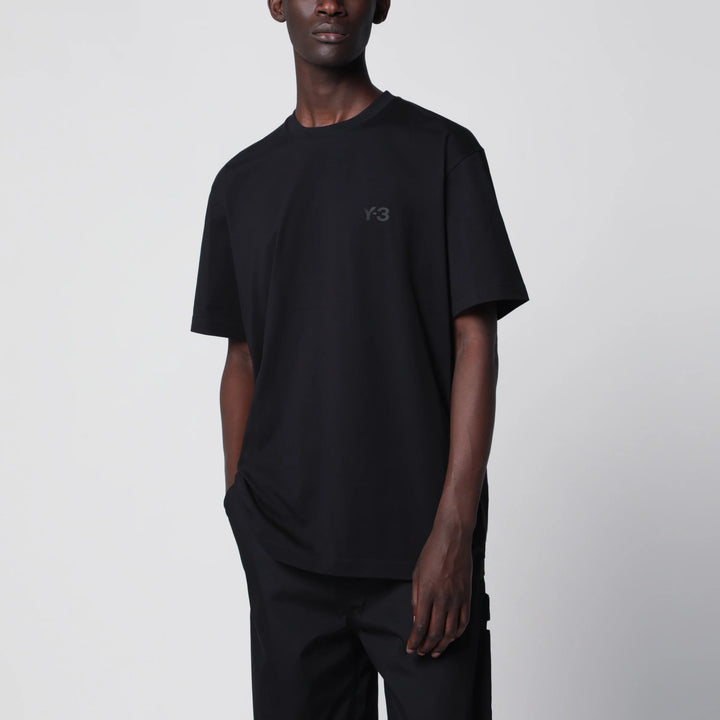 adidas Y-3 - Black T-shirt with logo