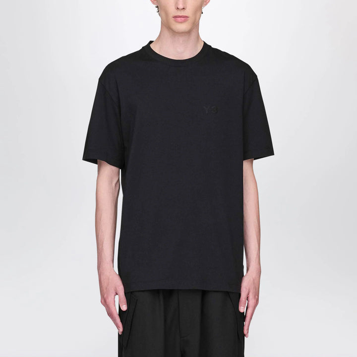 adidas Y-3 - Black T-shirt with logo