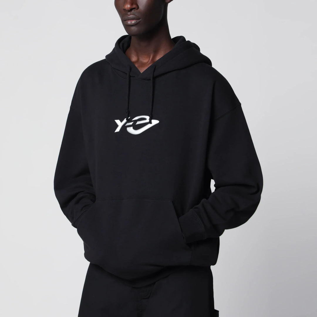 adidas Y-3 - Y-3 French Terry hoodie in black with Liquid logo