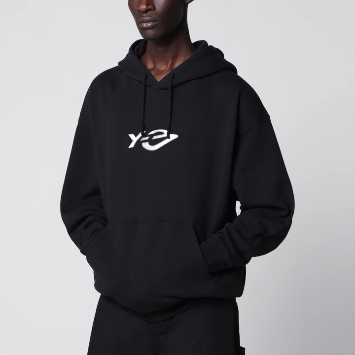 adidas Y-3 - Y-3 French Terry hoodie in black with Liquid logo