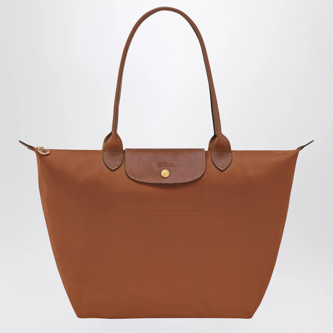 Longchamp - Cognac Le Pliage Original L bag