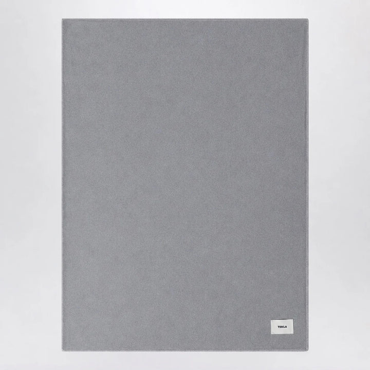 Tekla - Grey lambswool blanket